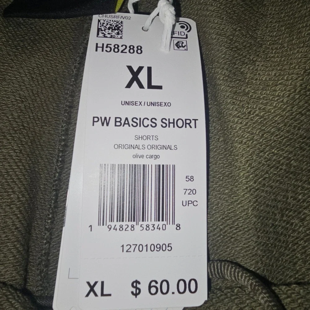 Adidas Pharrell Williams PW Basics Shorts Mens XL Olive Cargo NWT H58288